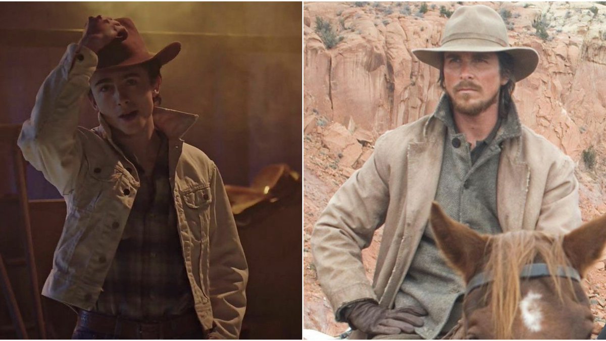 Timothée Chalamet as Christian Bale (birthday boy!) – a long thread