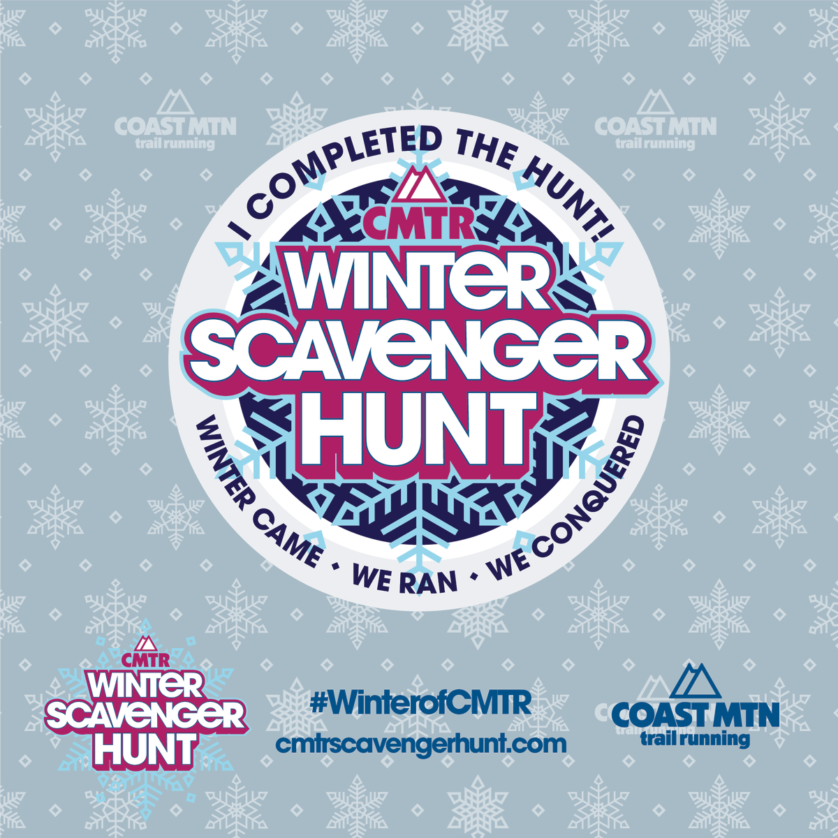smallmighty's tweet photo. That's a wrap! Thanks to #WinterofCMTR for a fun way to get through some cold, dark weeks. Feeling pretty darn proud of myself and already looking forward to the summer challenges. https://t.co/zrSBszjME1