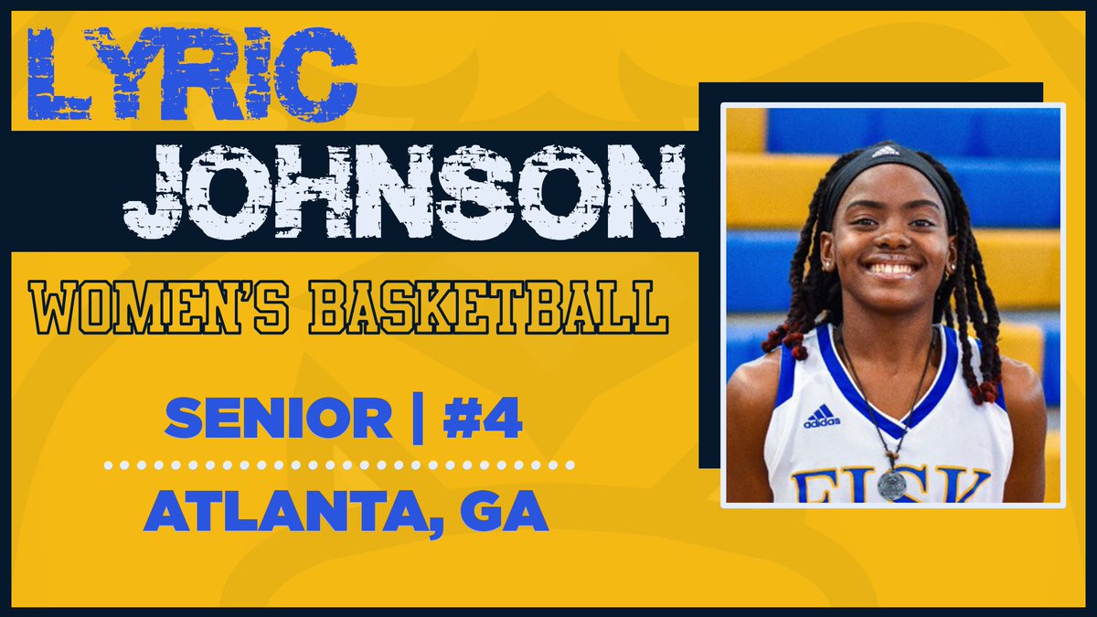 FiskWBB (@fiskwbb) on Twitter photo ICYMI, Lyric Johnson was this week's student-athlete spotlight! 
SID Scott Wallace sat down with Lyric to talk all things Fisk, basketball, and more β‘οΈ bit.ly/36mPjAx ICYMI, Lyric Johnson was this week's student-athlete spotlight! 
SID Scott Wallace sat down with Lyric to talk all things Fisk, basketball, and more β‘οΈ bit.ly/36mPjAx