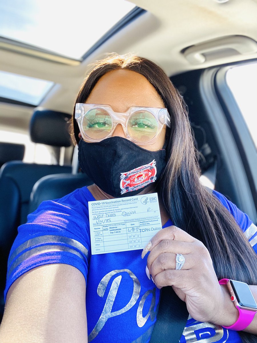 LadyEdwinaDukes's tweet photo. For 6 months God has kept me as Iโve prayed daily for continued health. On yesterday I received notification for my vaccine appointment. To God Be The Glory! ๐๐ฝ๐๐ฝ๐๐ฝ #Godiskeepingme๐ช๐ฝโค๏ธ #educator๐ #health1stโ
#responsibility https://t.co/HAunXGJPQM