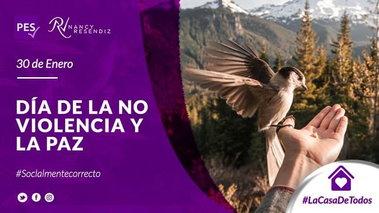 NancyResendizMX's tweet photo. "No hay camino para la paz, la paz es el camino"
- Mahatma Gandhi. 

El día de hoy se presta a la reflexión para exhortar a la tolerancia y la solidaridad, la importancia de respetar los derechos humanos y el alto a la violencia. 

#JuntosContraLaViolencia
Excelente sábado. https://t.co/VWVkkhR0Lk