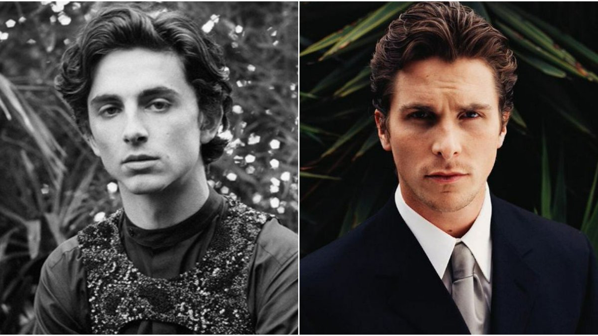 Timothée Chalamet as Christian Bale (birthday boy!) – a long thread