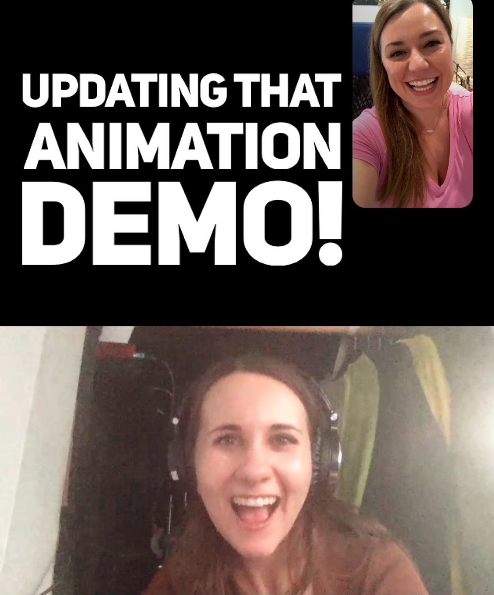 SoundOnStudio's tweet photo. We had a BLAST today connecting with Rachel Herrick to update her animation demo! ๐ถ๐ Her acting was grounded and her choices were bold! #soundonstudios #demoproduction #saferathome https://t.co/WsU0uxKz8A