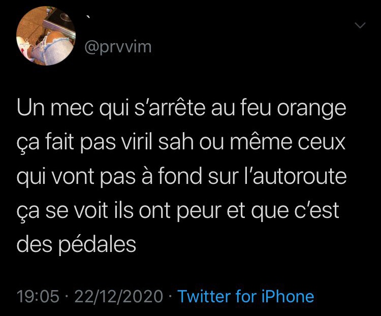 S'arrêter au feu orange