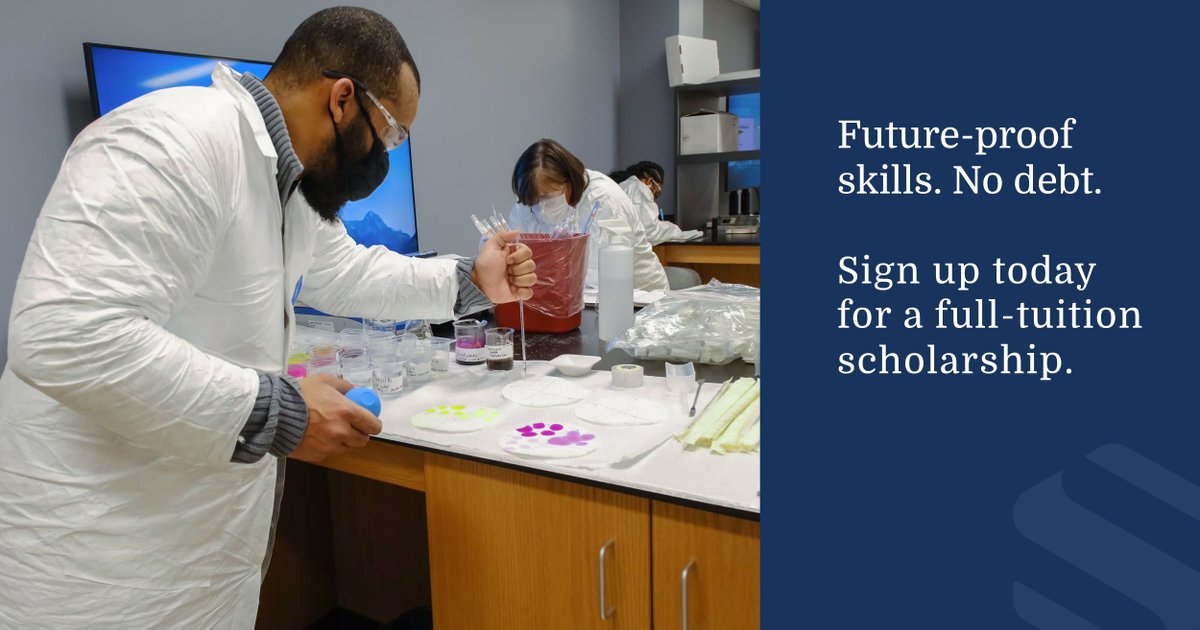 From safe laboratory practices, good cell culture techniques and beyond, we'll teach you the in-demand skills needed for a successful biotech career in Kansas City. Sign up today for one of our full-tuition scholarships at skilledkc.org.