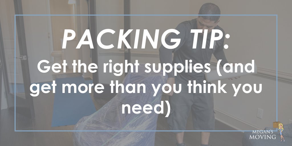 megansmovingco's tweet image. When packing, the right supplies are essential! The right supplies will make any move easier. You will want to get new boxes made for moving, plenty of packing tape, packing paper, and bubble wrap.💙
.
.
.
#packingadvice #packingtips #homepackingadvice