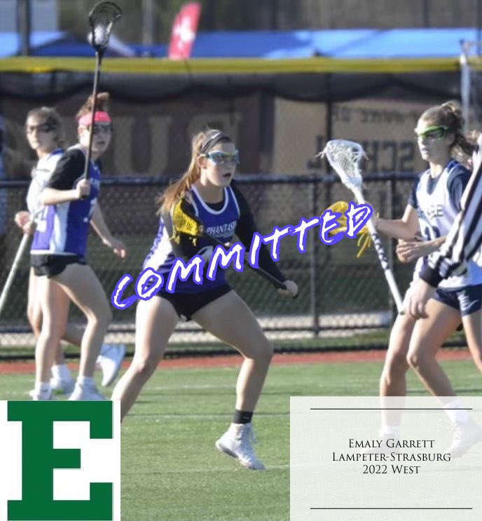 phantastixlax's tweet photo. Congrats to 2022 West Emaly Garrett on her verbal commitment to play for Eastern Michigan! @toplaxrecruits @phillylacrosse https://t.co/7W8y6PIxvb