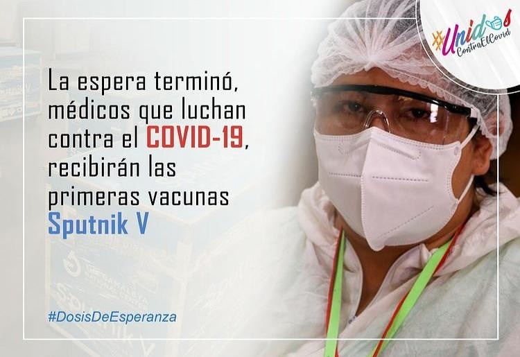 Canal_BoliviaTV's tweet photo. #BTVInforma
Las 20.000 vacunas rusas #SputnikV, gestionadas por el Gobierno central, serán aplicadas en primer nivel al personal de salud que trabaja en primera línea contra el #coronavirus
#DosisDeEsperanza
#UnidosContraElCovid https://t.co/xzSXKGfG6f