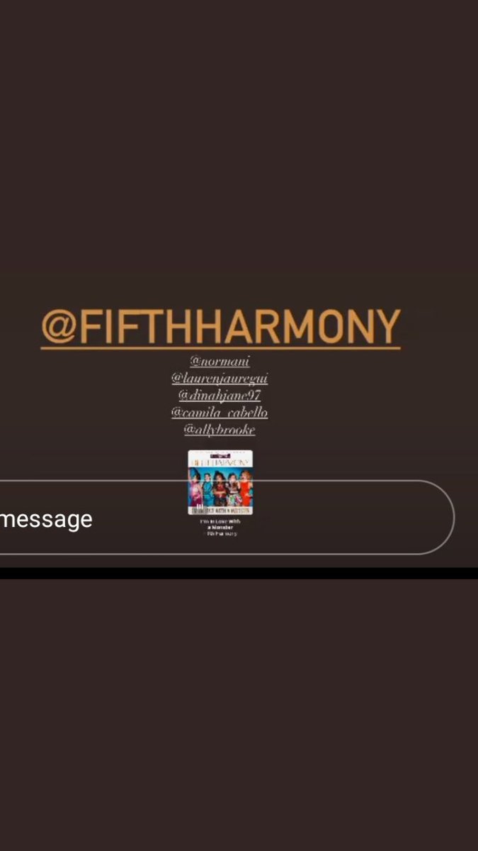 Normani’s mother recently posted about fifth harmony and tagged camila too