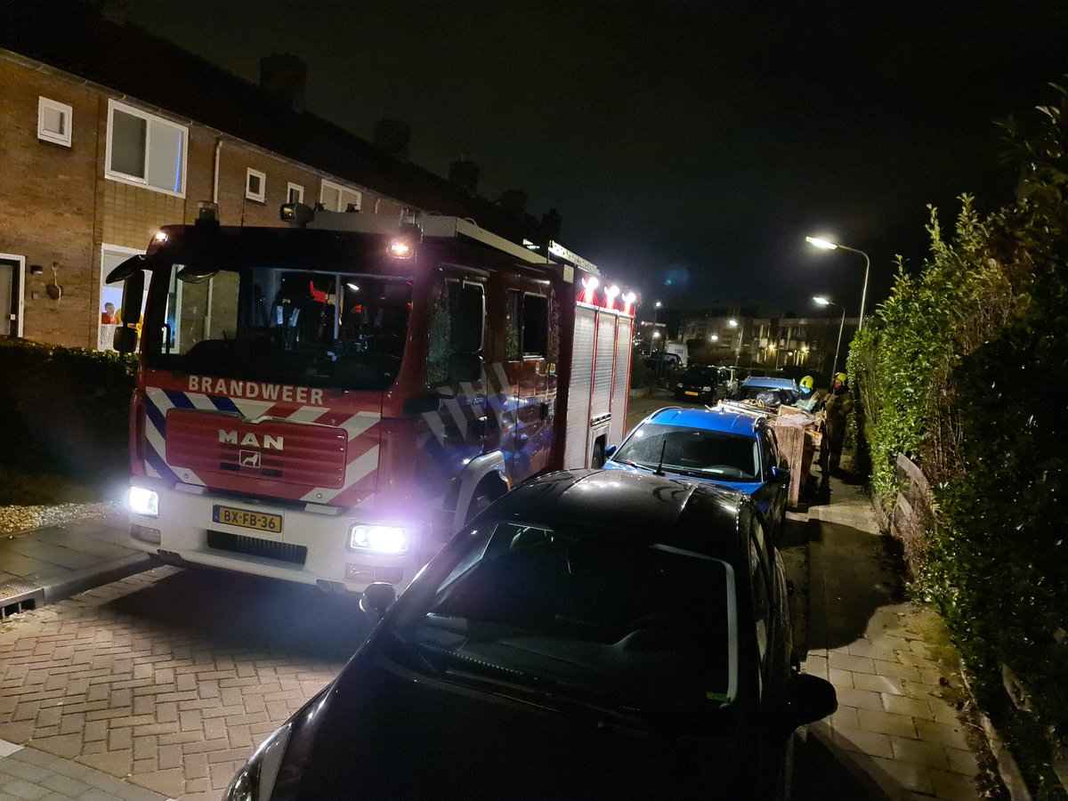 Melding brandweer Goudsbloemstraat Alblasserdam