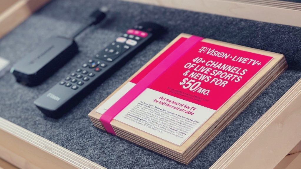 Don’t stay stuck with cable contracts &amp; fees. Watch the best of live 📺 with <a href="/TMobile/">T-Mobile</a>’s #TVision!  

Anytime, anywhere… on your phone, tablet or TV - for half the $ of cable!