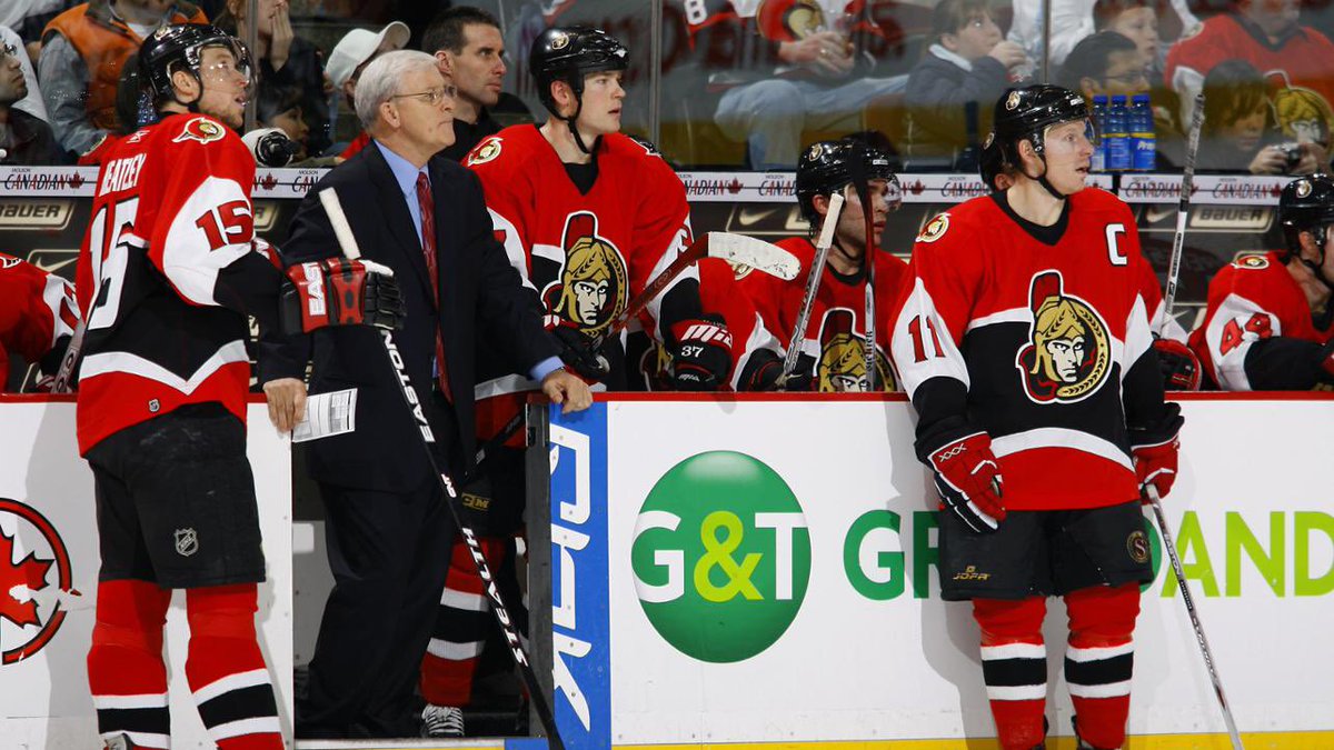 thirdlineplug's tweet photo. Our cover athlete for this weeks episode S4E3 aka Episode 80 (Senators Head Coaches) is....Bryan Murray! Next weeks cover athlete poll will be up soon. #gosensgo #podcast #HockeyTwitter #BryanMurray https://t.co/BPNMom9NmA