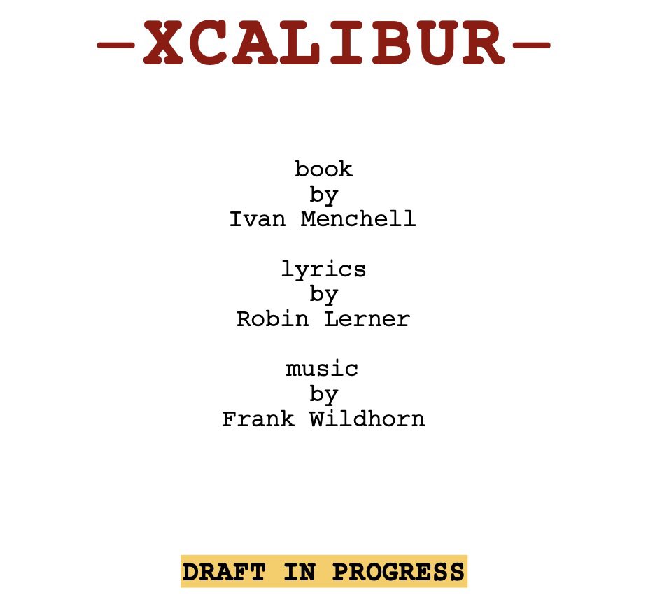 ivanmenchell's tweet photo. BACK AT IT. 

#XCALIBURMUSICAL

08🗡21 https://t.co/8tbo0vA7jn