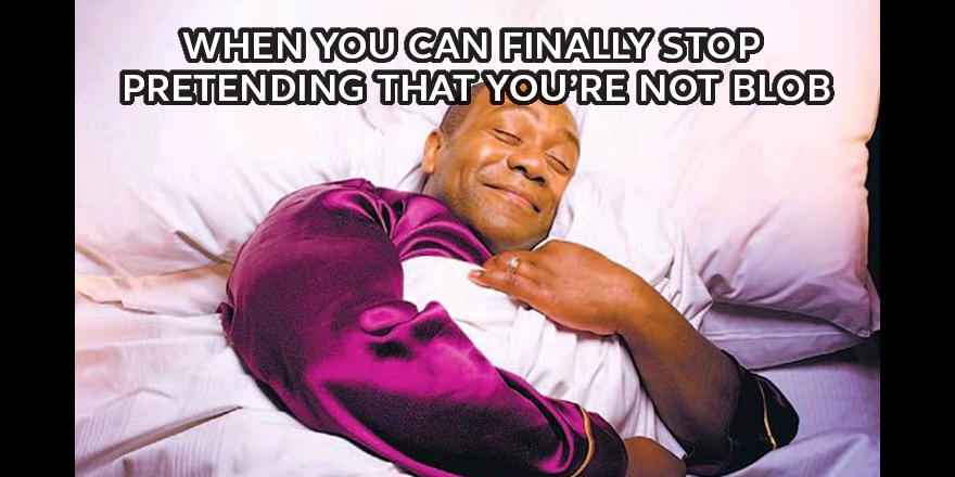 <a href="/LennyHenry/">Lenny Henry</a> is this why you haven't been answering our calls?! #GreatNightsSleep #Blob #maskedsingeruk ✨🌛