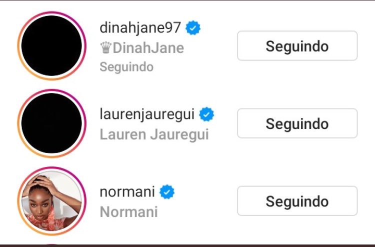 Dinah, Lauren and Normani all liked and commented this post including Camila