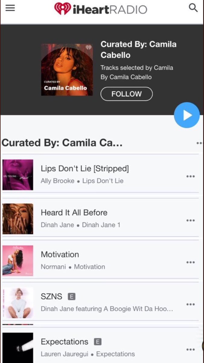 Camila recently added their solo songs to her playlist