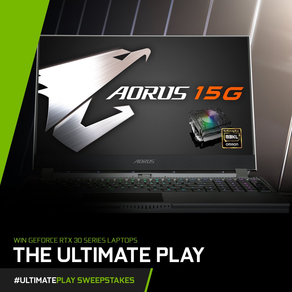 [💻#GIVEAWAY💻]  RT + Commentez avec #UltimatePlay en nous indiquant quel est votre jeu PC préféré de tous les temps pour participer et tenter de gagner :

#3 - L'<a href="/AorusOfficial/">AORUS</a> 15G XC
⚪ NVIDIA GeForce RTX 3070 GPU
⚪ Intel Core i7 - 10870H
⚪ Écran Full HD 240 Hz