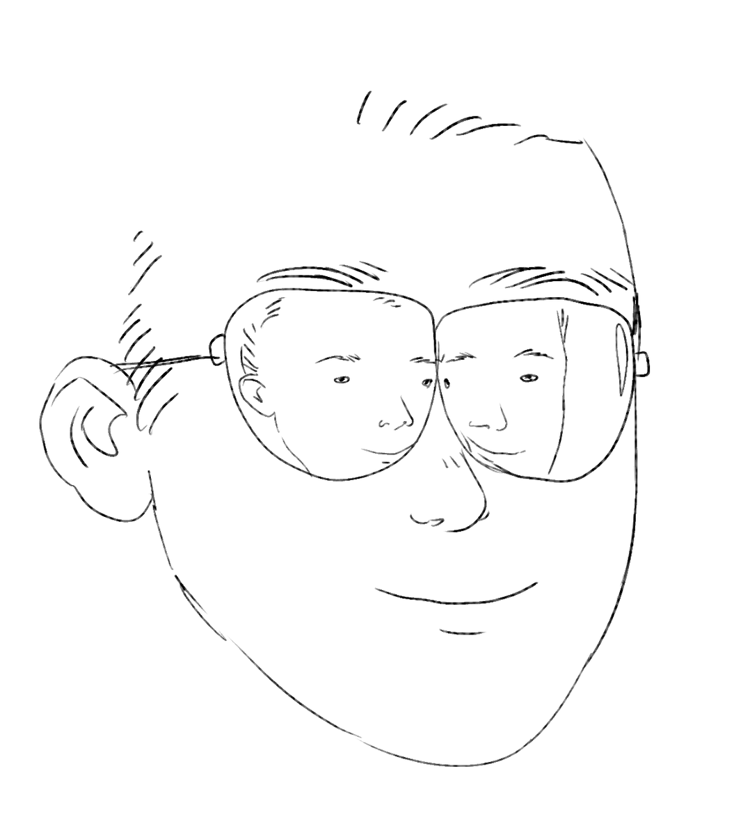 I briefly forgot how lens distortion works and imagined if your prescription was strong enough this would happen