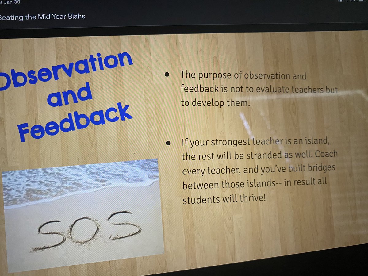 JoyelleWhite's tweet photo. My favorite part of my presentation while presenting in the #LiteracyMatters Conference. Together we can grow teachers and leaders with frequent observation and effective bite size feedback. #Literacymattersinaldine @WynneLaToya @InnettaCarter1 https://t.co/8BaIIjiOEn