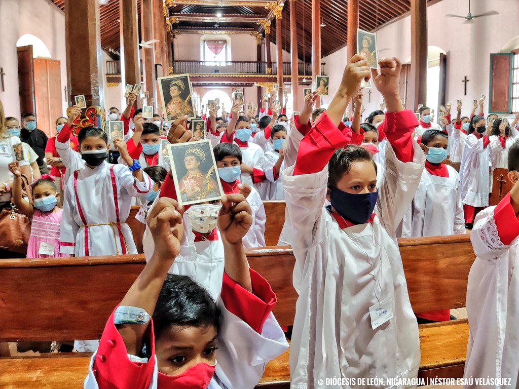 DiocesisLeonNi's tweet photo. Jubileo de los Monaguillos en el Pueblo Indígena de Sutiaba.
@MFatimaNic https://t.co/eGBXUh877D