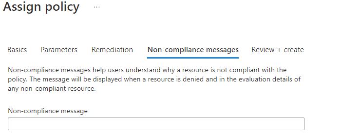 Custom deny messages are out!!! Return friendly messages when someone is denied because of your policy :) Message gets returned in CLI/ Powershell/ API alike. #AzurePolicy #AzureGovernance #Azure