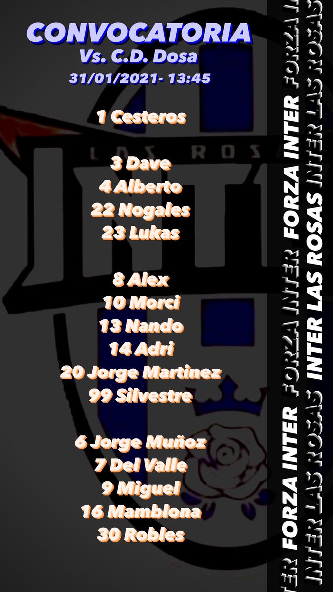 Inter Las Rosas tweet media
