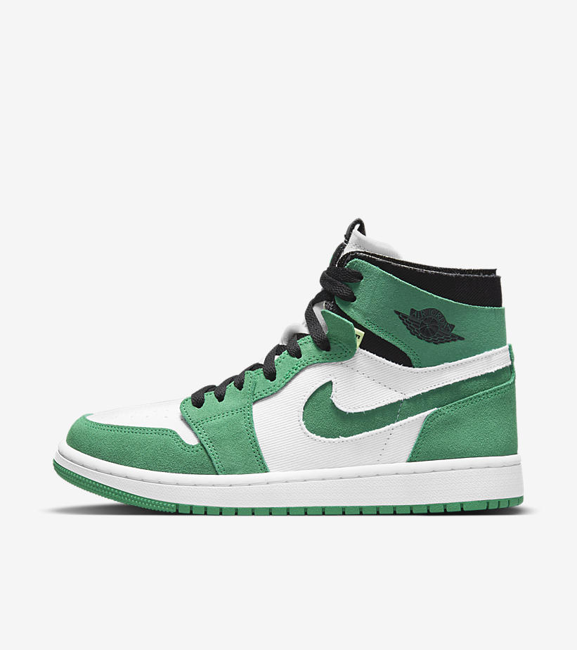 SOLELINKS's tweet photo. Air Jordan 1 Zoom CMFT 'Stadium Green' official images https://t.co/RPicx5SopB