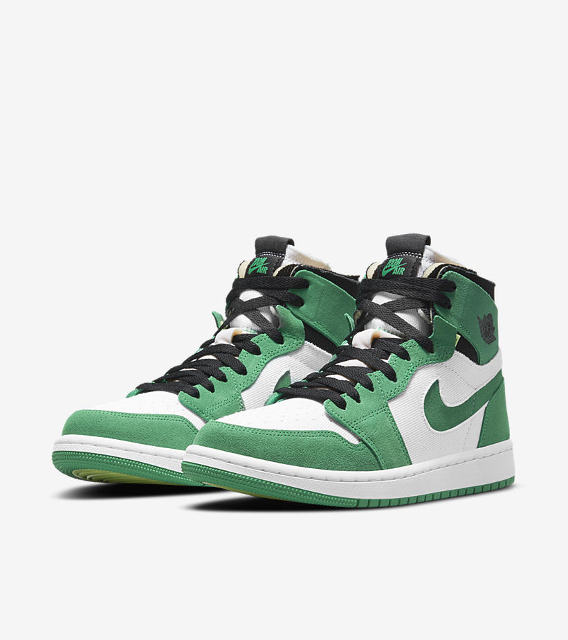 SOLELINKS's tweet photo. Air Jordan 1 Zoom CMFT 'Stadium Green' official images https://t.co/RPicx5SopB