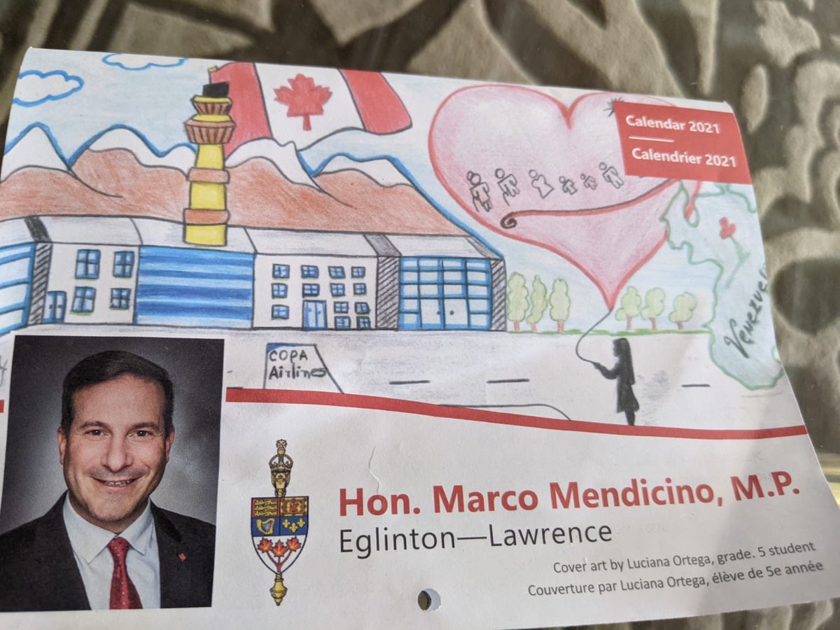 OLAssumpTCDSB's tweet photo. So proud of our grade 5 student who entered a contest drawing where she’d  like to go post covid! Her beautiful art work was chosen as the cover for our MP Mendocino’s calendar!  We are so proud of you L.O!❤️ Thankyou Ms Chukwu for entering our students in the contest! https://t.co/okFzXBl13E