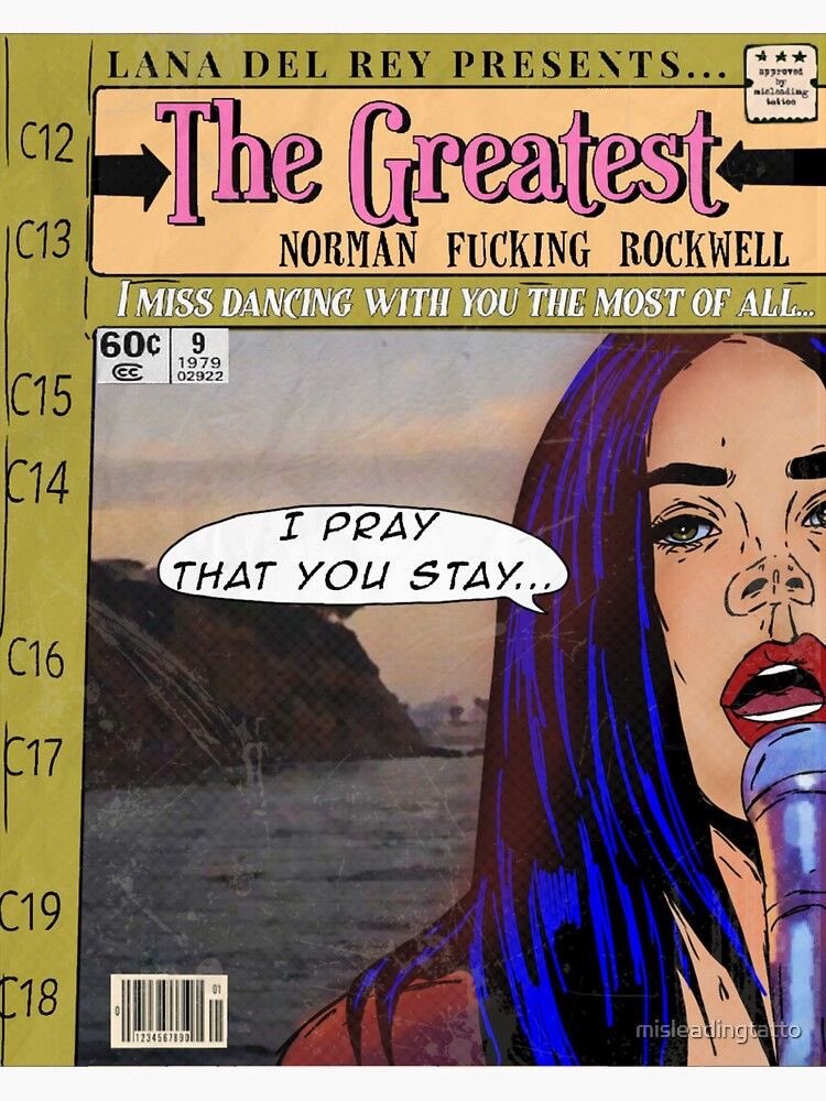 Lana Del Rey as comics: a thread