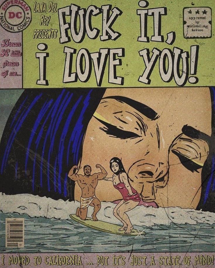 Lana Del Rey as comics: a thread