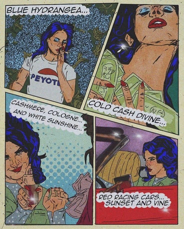 Lana Del Rey as comics: a thread