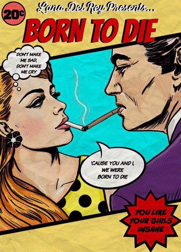 Lana Del Rey as comics: a thread