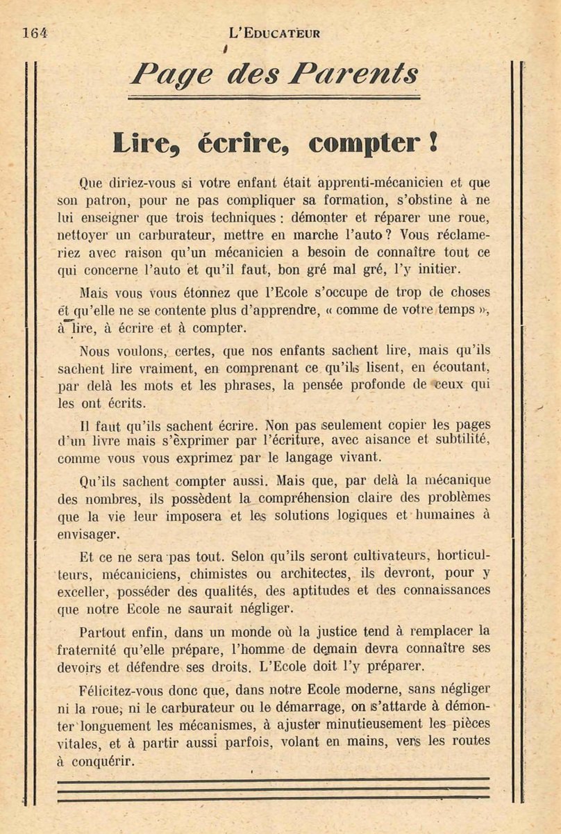 gcarondk's tweet photo. Lire, écrire, compter ? L'éducateur - 1948 

https://t.co/TsrCsJ3fFC https://t.co/MFGNle3x8L