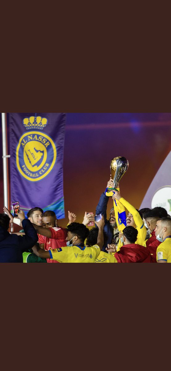 aleaid2006's tweet photo. ألف مبروك للعشق نادي النصر العالمي
 و جماهيره الفوز بكأس السوبر السعودي💛 https://t.co/KsA6MIn8YV
