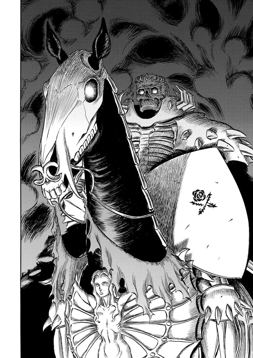 The SK page comes from when he makes his appearance in Qliphoth. Slan then refers to him as "your majesty". The Griffith page occurs shortly before his Falconia is created over the ruins of King Gaiseric's kingdom. So I find this fitting