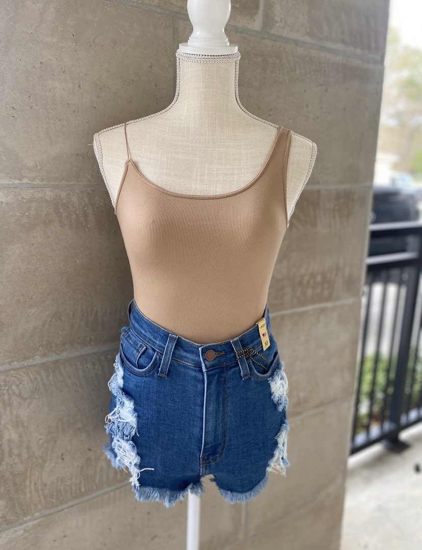 Taupee Body Suit &amp; Jaylee Shorts