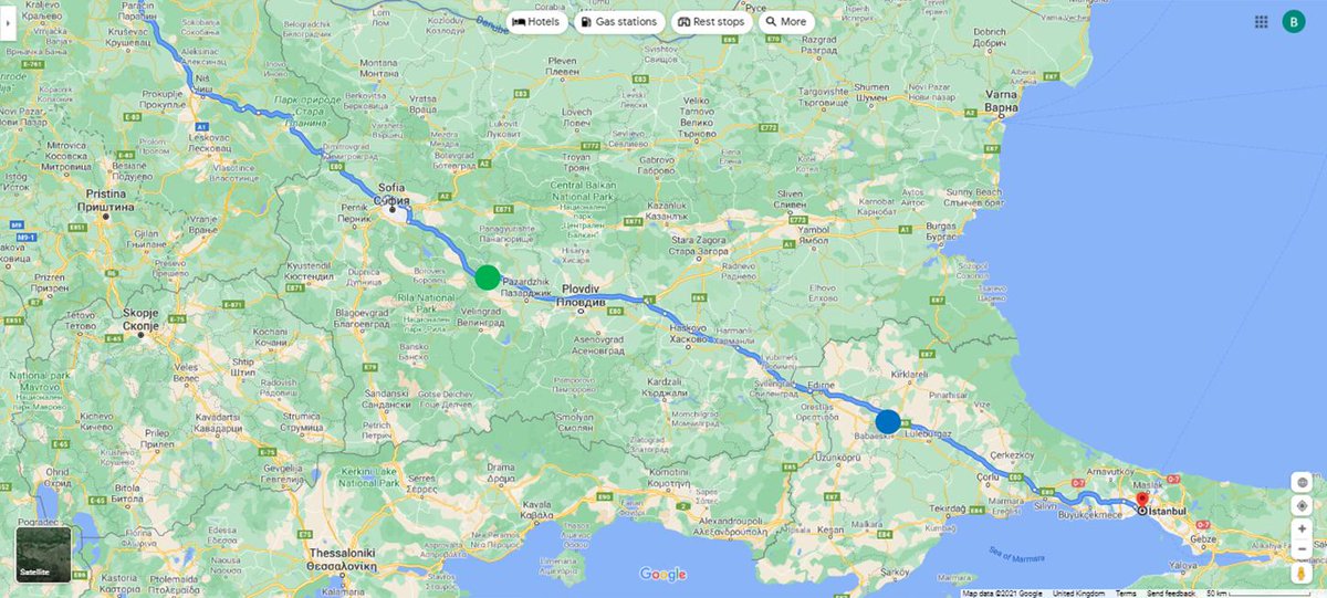 EasingtonUtd's tweet photo. CLUB | LOCKDOWN CHALLENGE ๐
#Easington2Istanbul Day 20:
๐ข (15) 178.54km; Total: 2732.50km
๐ก (16) 164.86km; Total: 2309.89km
๐ต (20) 262.59km; Total 2997.95km
๐ก are nearing Smederevo ๐ท๐ธ
๐ข are nearing Pazardzhik ๐ง๐ฌ
๐ต are in Babaeski ๐น๐ท
#euafc ๐๐ #LockdownChallenge ๐โโ๏ธ๐ถโโ๏ธ๐ดโโ๏ธ https://t.co/CbIAtbXnJM