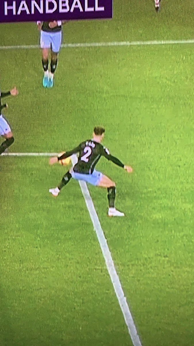 Cal__10's tweet photo. Villa x Premier League = corruption https://t.co/ZmUlzSHH33