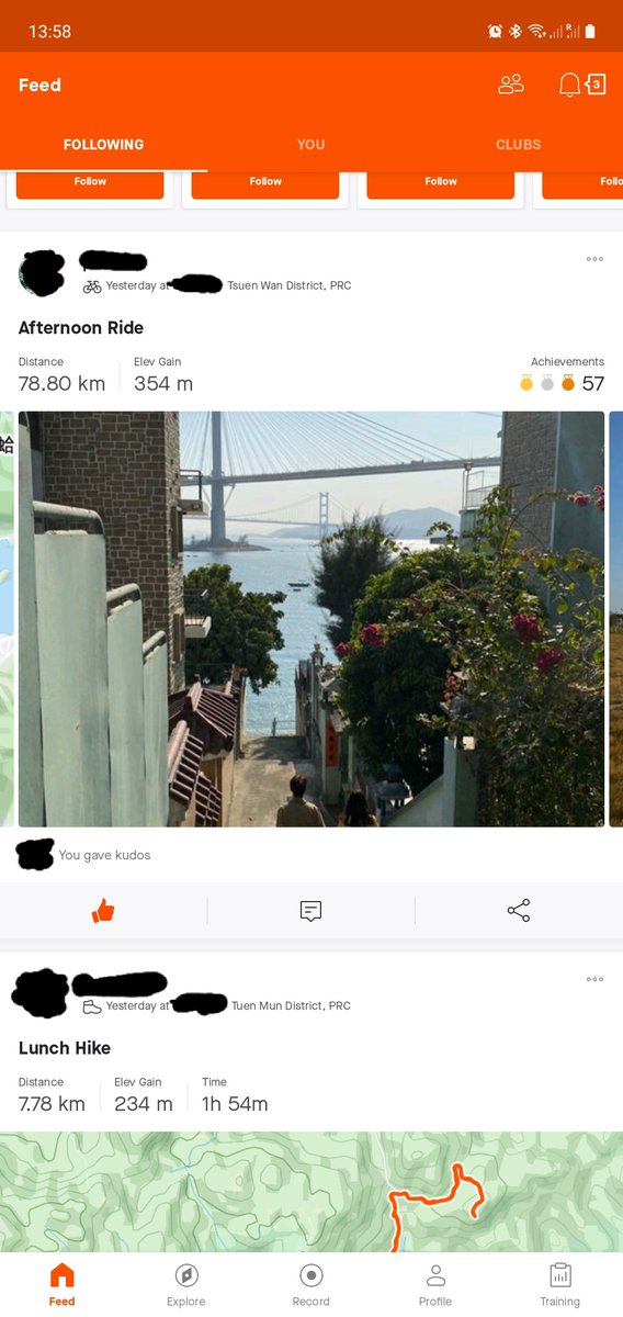 alan200994's tweet photo. They were using Strava in Hong Kong but the location shoes PRC? How's that's happening? #strava https://t.co/ucn9QZJPMJ