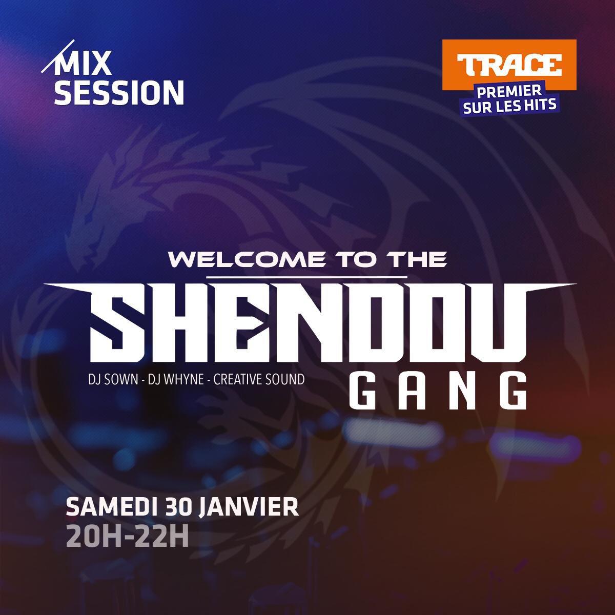 DjSown_SeShatta's tweet photo. • A partir de ce samedi 30 janvier @dj_whyne & @creativesnd sur TraceFm
• Tous les samedis entre 20H et 22H sur TRACE Fm en *RADIO*
• Tu es a l’étranger télécharges l’application TRACE Radio ou TRACE Play
#Shendougang #Trace #DjWhyne #Creative #Sown 🔥🐉🐉 https://t.co/PWBQwh4qFh