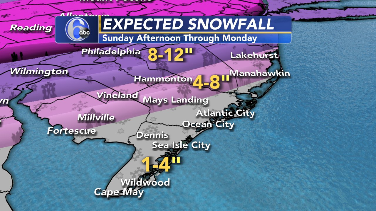 Adam Joseph On Twitter Updated Maps For Storm Still Starts Sunday Afternoon Ends Late Monday Night Best Chance Of Double Digits Is Nw Of Philly Mixing Of Sleet At And Even Nw