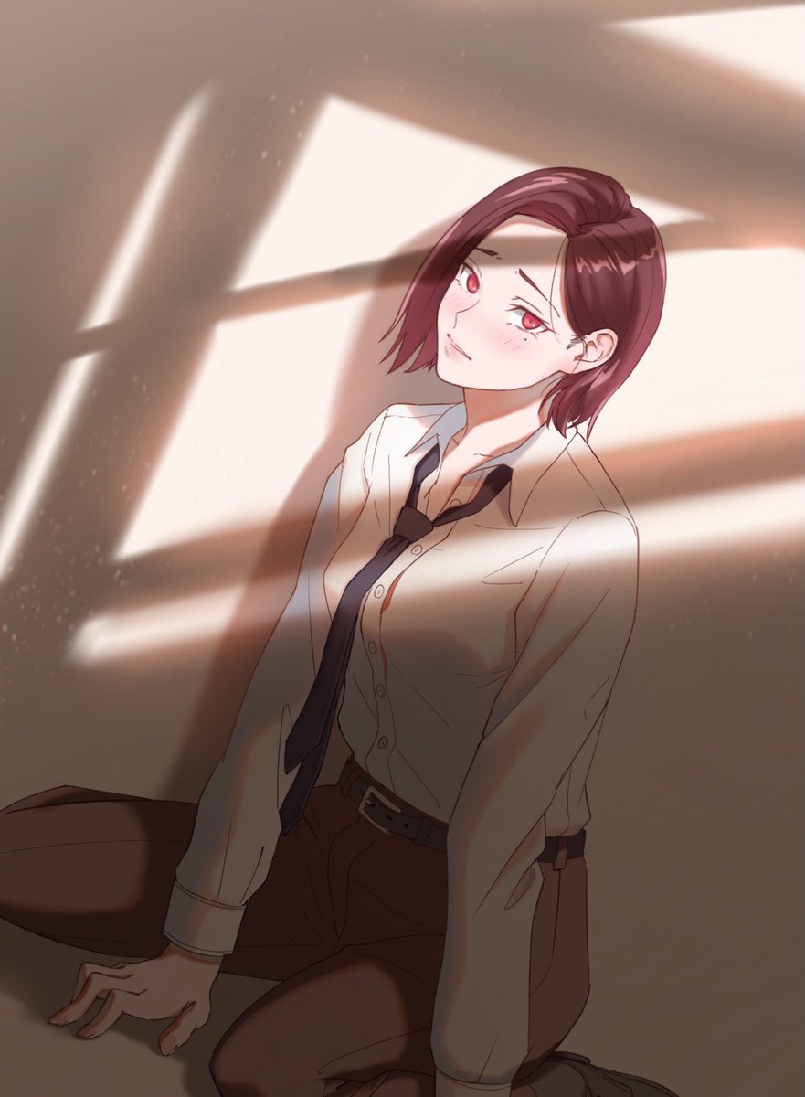 困った顔してるうちの子描きました 