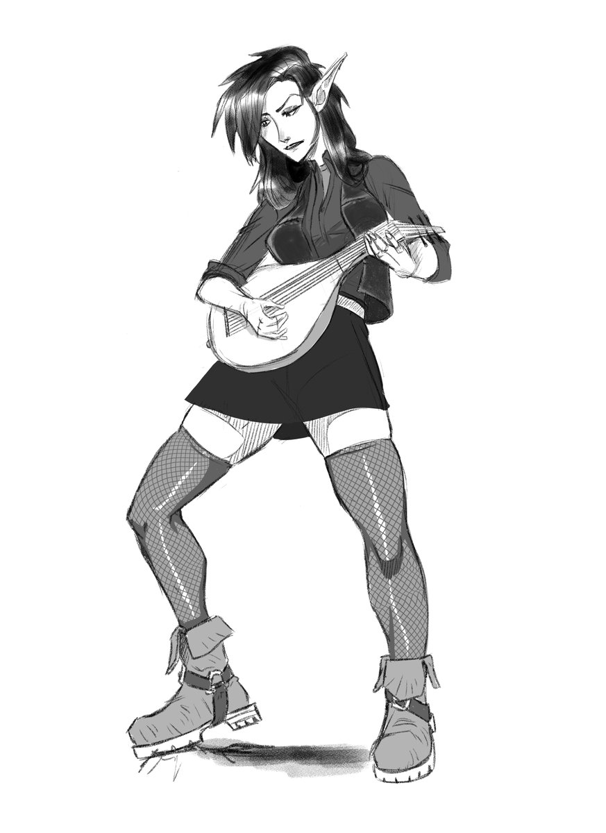 JOtero01's tweet photo. Thanks everyone for coming to my stream. I apologize for the technical difficulties. Here's tonight's art pieces requested! #requeststream #twitchstreamer We will be having a part two this Wed! #kobold #Elf #Bard #lute #Harmonica https://t.co/XlDWrNb4i8