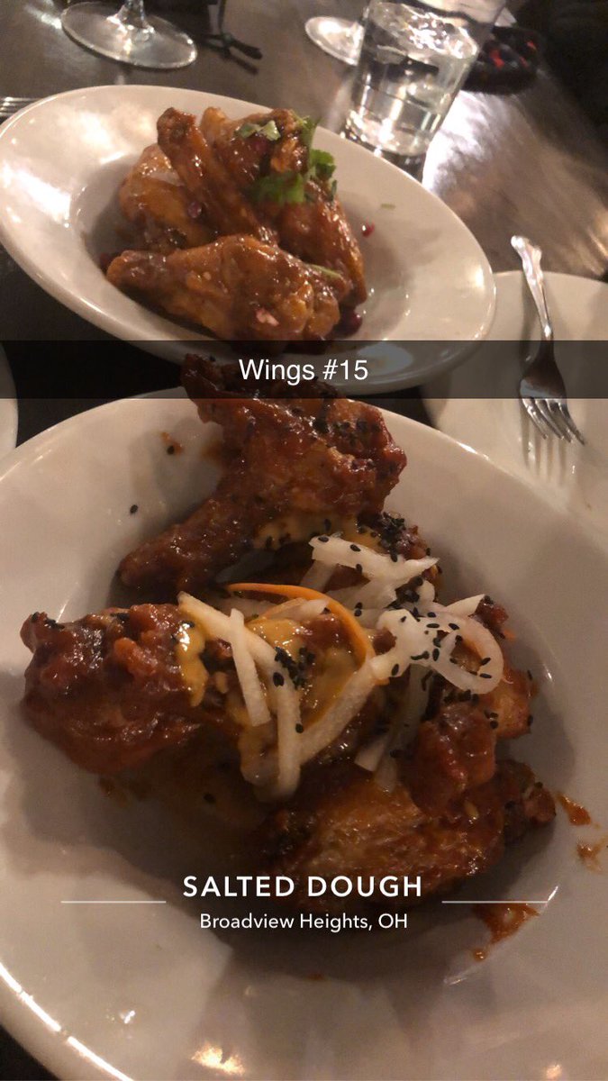 <a href="/CLEWingWeek/">Cleveland Wing Week</a> Great dinner tonight at Salted Dough. Been a great week so far. One day left!