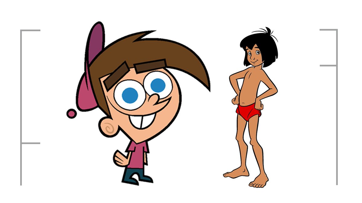 Another fun way to compare proportions is to match the character heights up. It puts the head-size into perspective.