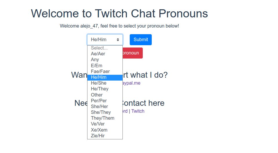 Alejo on X: So, apparently someone claims the pronouns extension