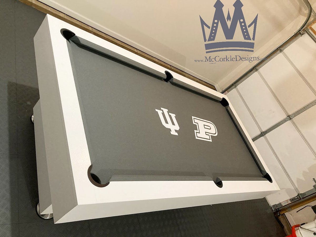 McCorkleDesigns's tweet photo. #Victoria #style #pooltable #billiards🎱 #game #custom #company #Steel #Grey #felt &amp; #All #white #finish #design #furniture #homedecor #modern #contemporary #steampunk #wood #company #penthouse #suite #studiolife #events #production #customfurniture  #mccorkledesigns https://t.co/zyeWNg6Ij9