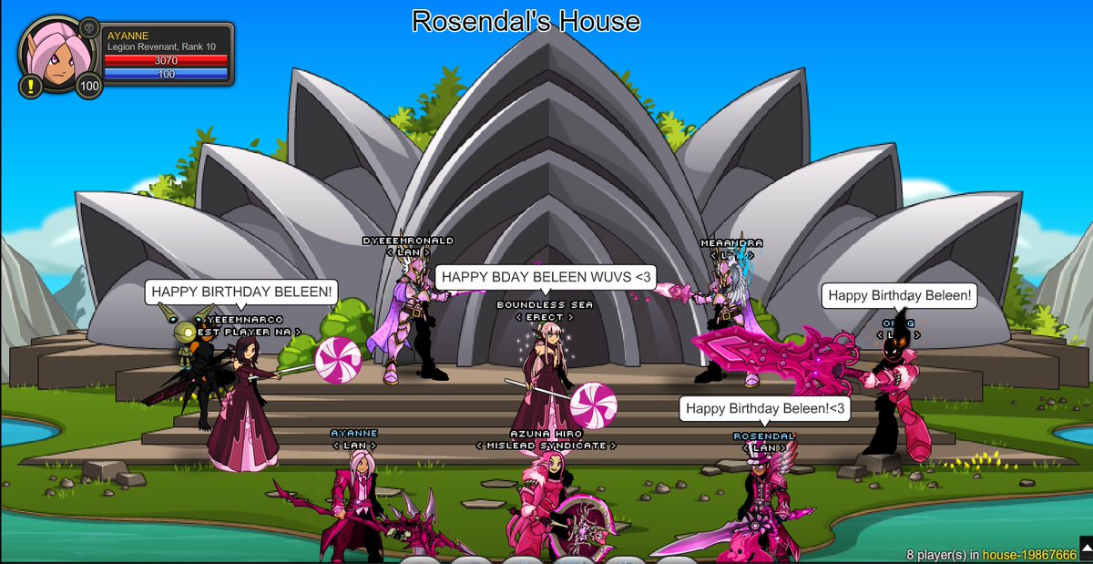 AQWLAN's tweet photo. Happy birthday @BeleenAE  !! 
*
*
*
Battle-on PINK ! 

@AqwAyanne 
@rosendalAQW 
@AQWLAN 
@ArtixKrieger https://t.co/hUbhNocszI