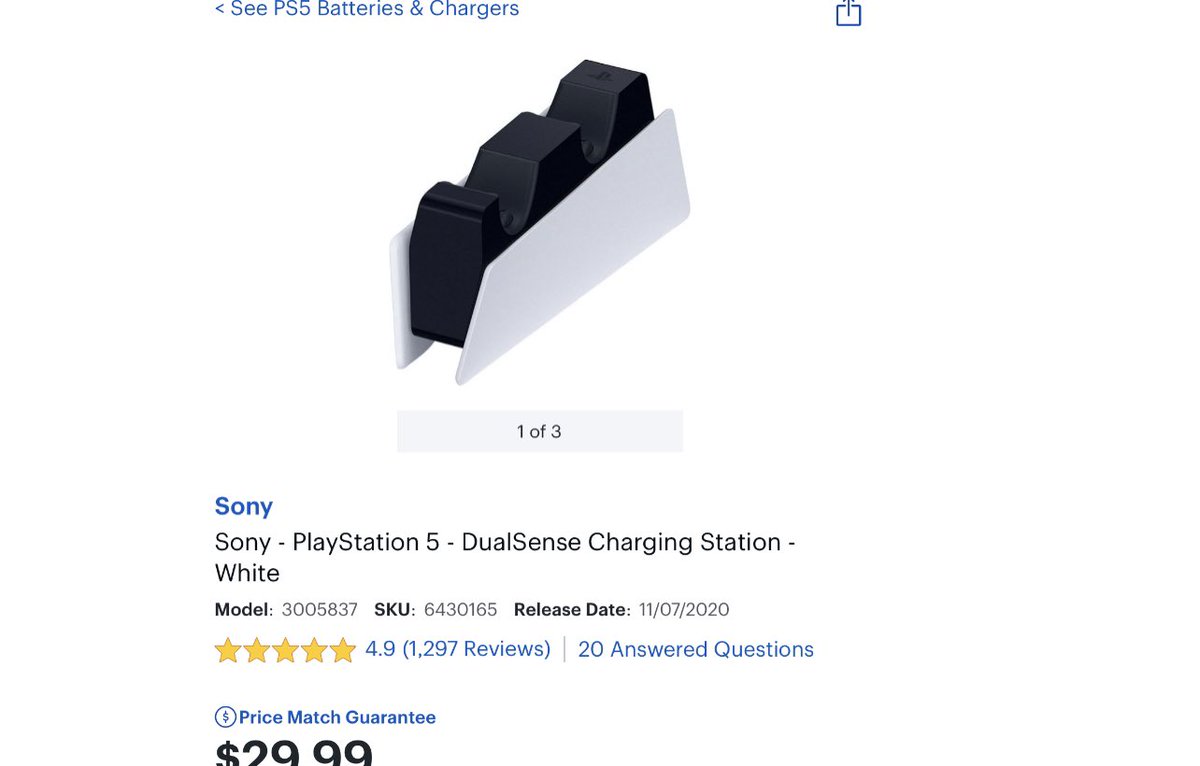 snkr_twitr's tweet image. DualSense Charging Station for ps5 

bit.ly/39ob7hy

#AD